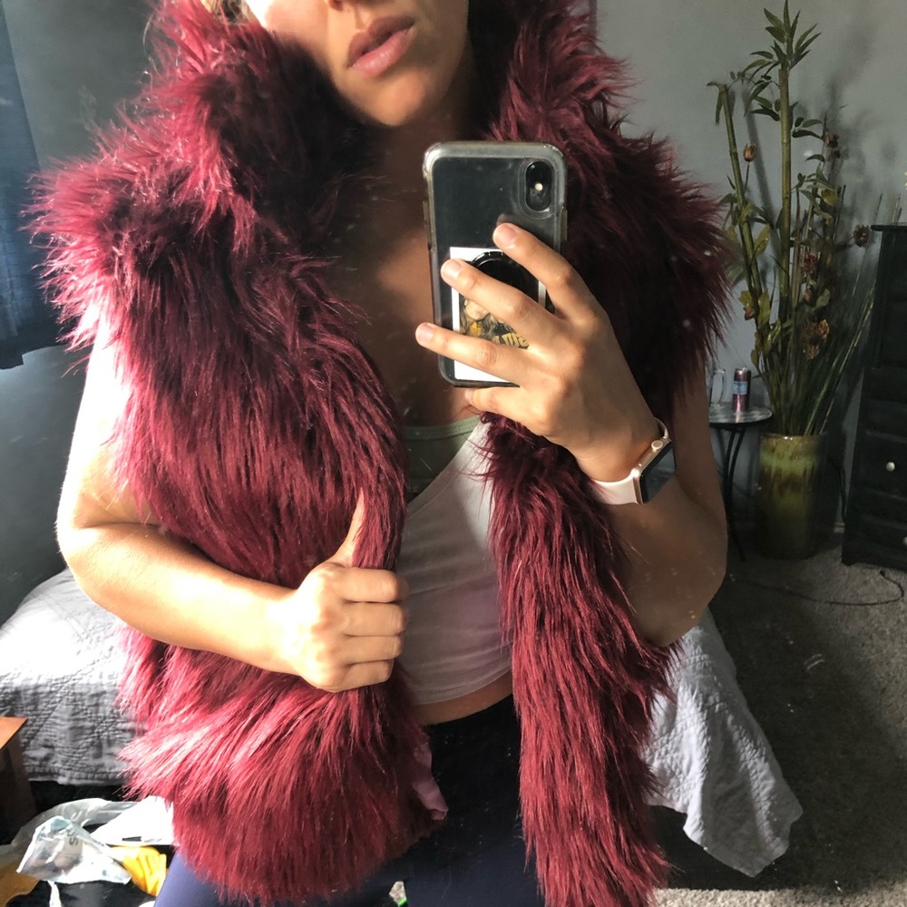 Funky fur vest